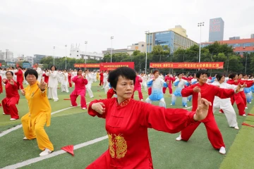 2023年宝安区太极拳集体汇演成功举行
