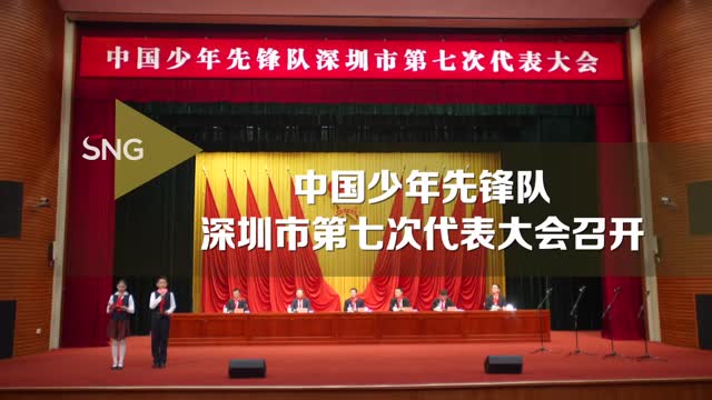 中国少年先锋队深圳市第七次代表大会召开