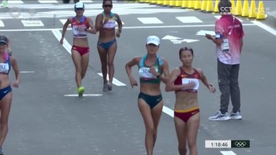 恭喜深圳健儿刘虹！拼得东京奥运会女子20公里竞走铜牌