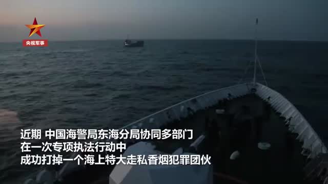 案值近10亿！中国海警打掉特大走私香烟犯罪团伙