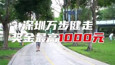 快来参与！深圳健走活动最高1000元奖金