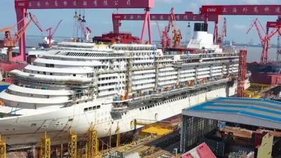 全船贯通！中国首制大型邮轮预计2023年交付