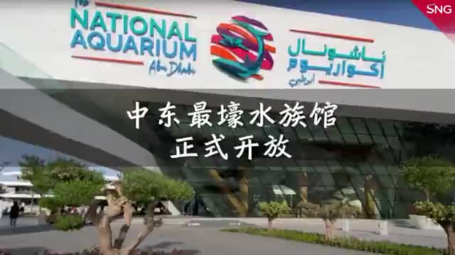 中东最壕水族馆正式开放