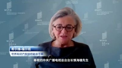 世界知识产权组织副总干事：高度赞赏中国对冬奥会的版权保护行动