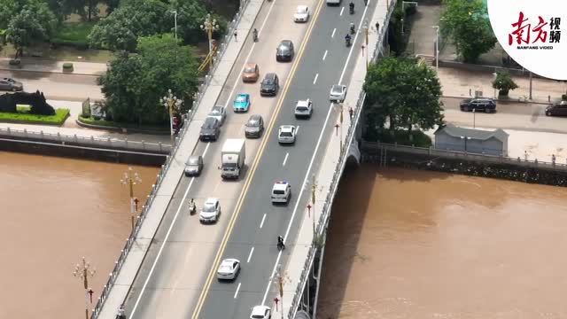 洪水渐退，韶关市区居民恢复正常出行