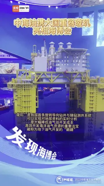中海油携大国重器璇玑亮相海博会