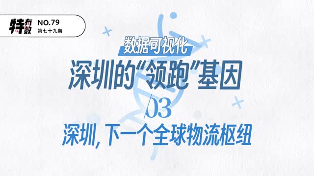 深圳，下一个全球物流枢纽 | 深圳“领跑”基因③