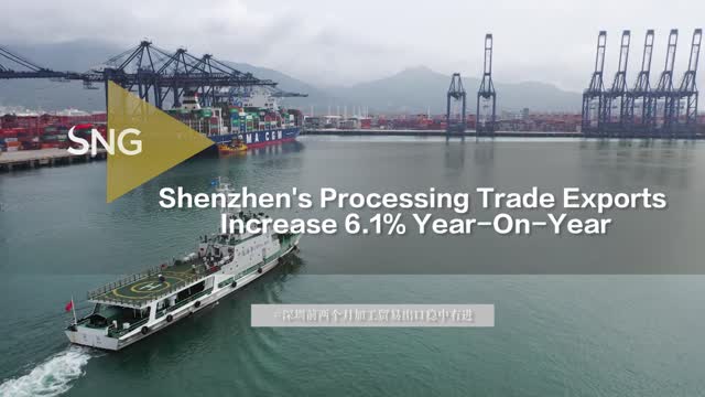 深圳前两个月加工贸易出口稳中有进