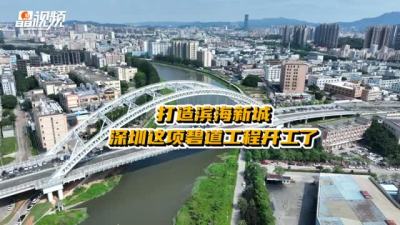 晶视频｜打造滨海新城 深圳这项碧道工程开工了