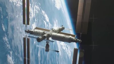 第一视角进入天舟六号画面，看航天员收了哪些“宇宙快递”？