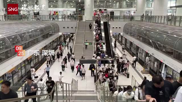 中秋、国庆假期，深圳地铁延长运营时间