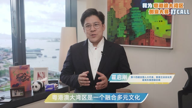 霍启刚：粤港澳大湾区充满了无限的机遇与挑战｜我为粤港澳大湾区创业大赛打CALL
