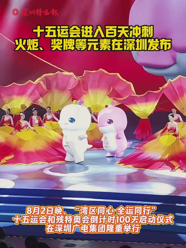 十五运会进入百天冲刺！火炬、奖牌等元素在深圳发布