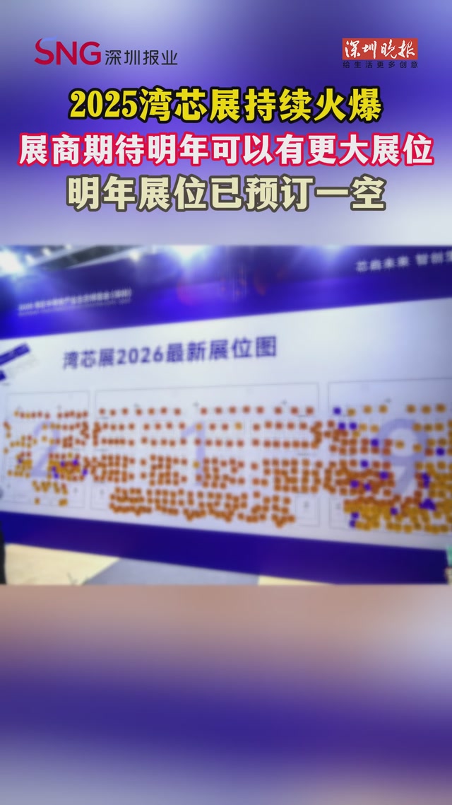 2025湾芯展持续火爆，展商期待明年可以有更大展位