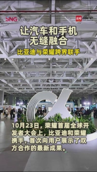 让汽车和手机无缝融合，比亚迪与荣耀跨界联手