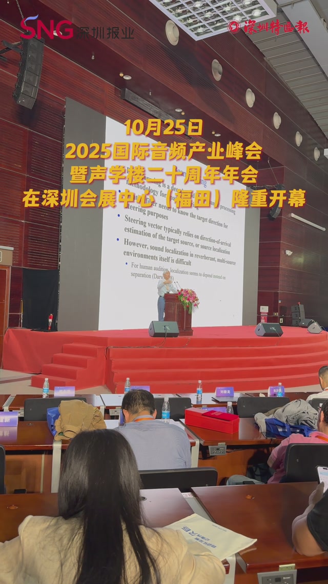 2025国际音频产业峰会暨声学楼二十周年年会在深开幕