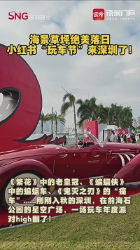 海景草坪绝美落日 小红书第三届“玩车节”来深圳了!