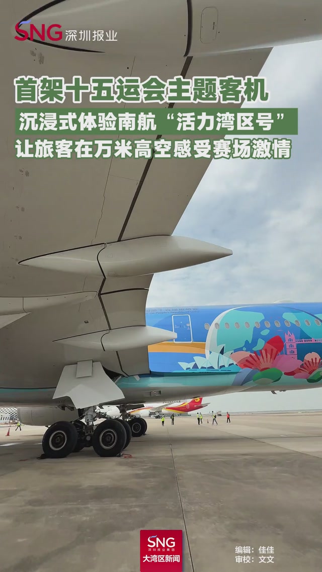 沉浸式体验南航首架十五运会主题客机