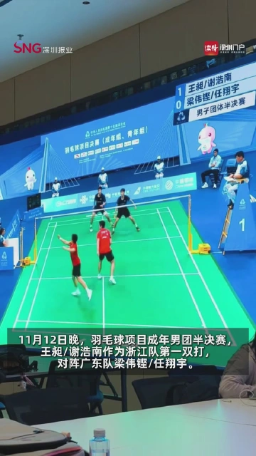 王昶/谢浩南鏖战三局取胜，关键分尽显大心脏