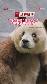读特快评｜“特工熊猫”你信了么？AI时代更需“较真”