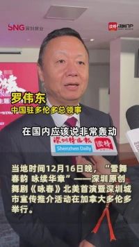 深圳原创舞剧《咏春》登陆北美驻演多伦多，“期待带来一股中国文化热潮”