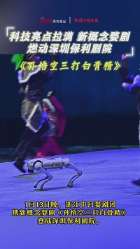 科技亮点拉满 新概念婺剧《孙悟空三打白骨精》燃动深圳保利剧院