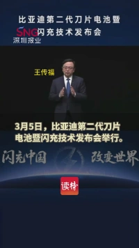 夯爆了！比亚迪闪充2.0，5分钟充好、9分钟充饱，-30℃只多3分钟